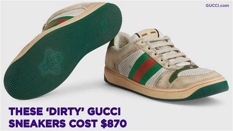 gucci shoes dirty look|dirty Gucci sneakers.